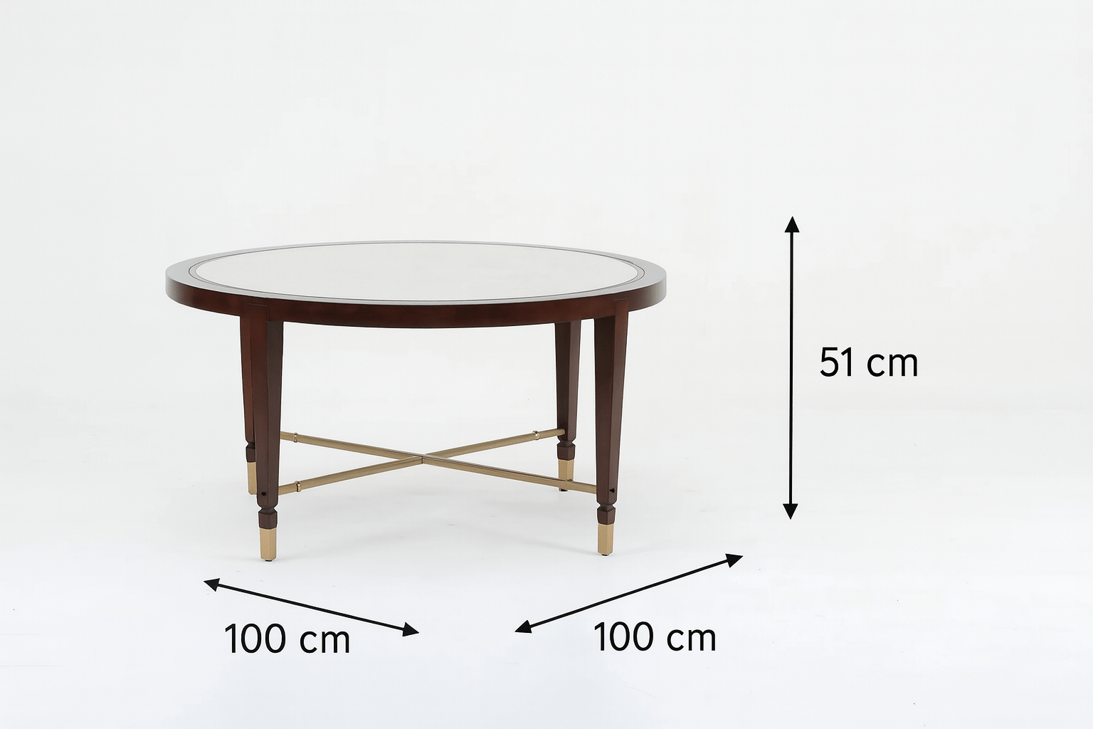 Diwan Round Coffee Table Coffee Tables| AlRugaib Furniture