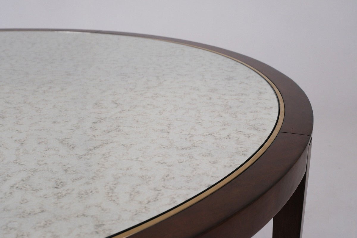 Diwan SILVER ROUND COFFEE TABLE Coffee Tables| AlRugaib Furniture