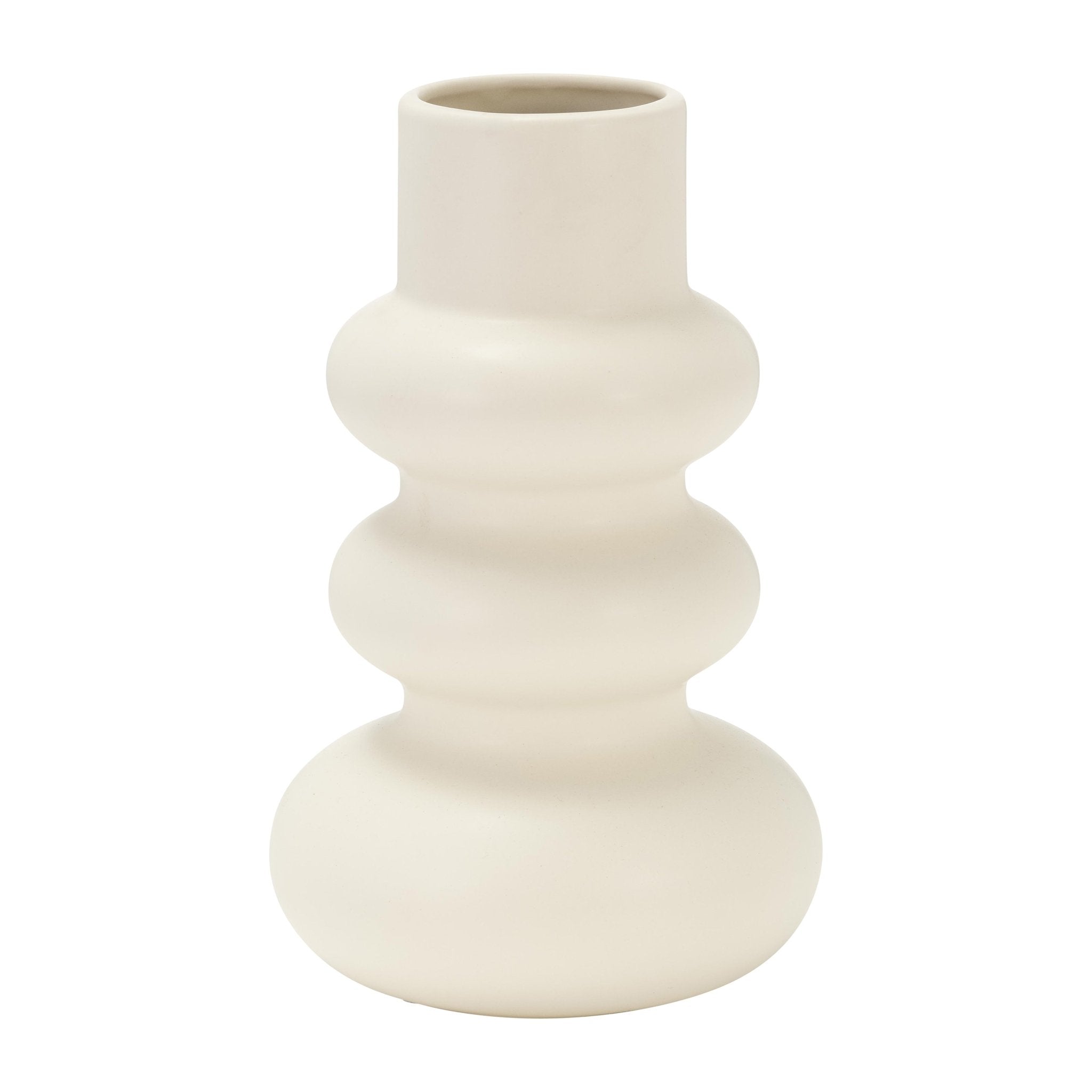 DOL, 10"H STACKED SPHERES, COTTON Vases and Jars| Sagebrook Home