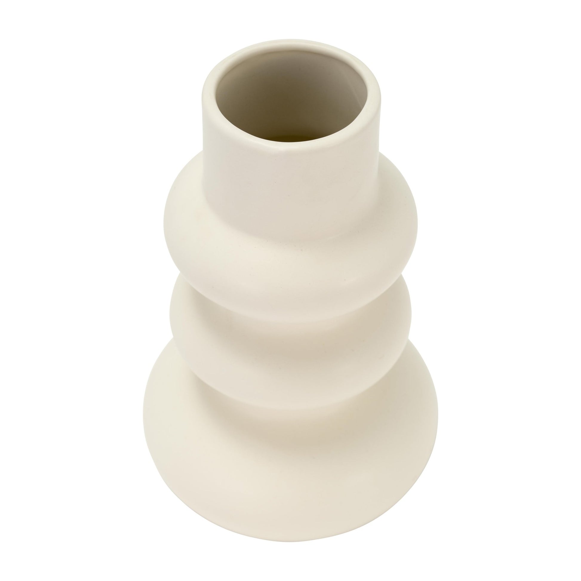 DOL, 10"H STACKED SPHERES, COTTON Vases and Jars| Sagebrook Home