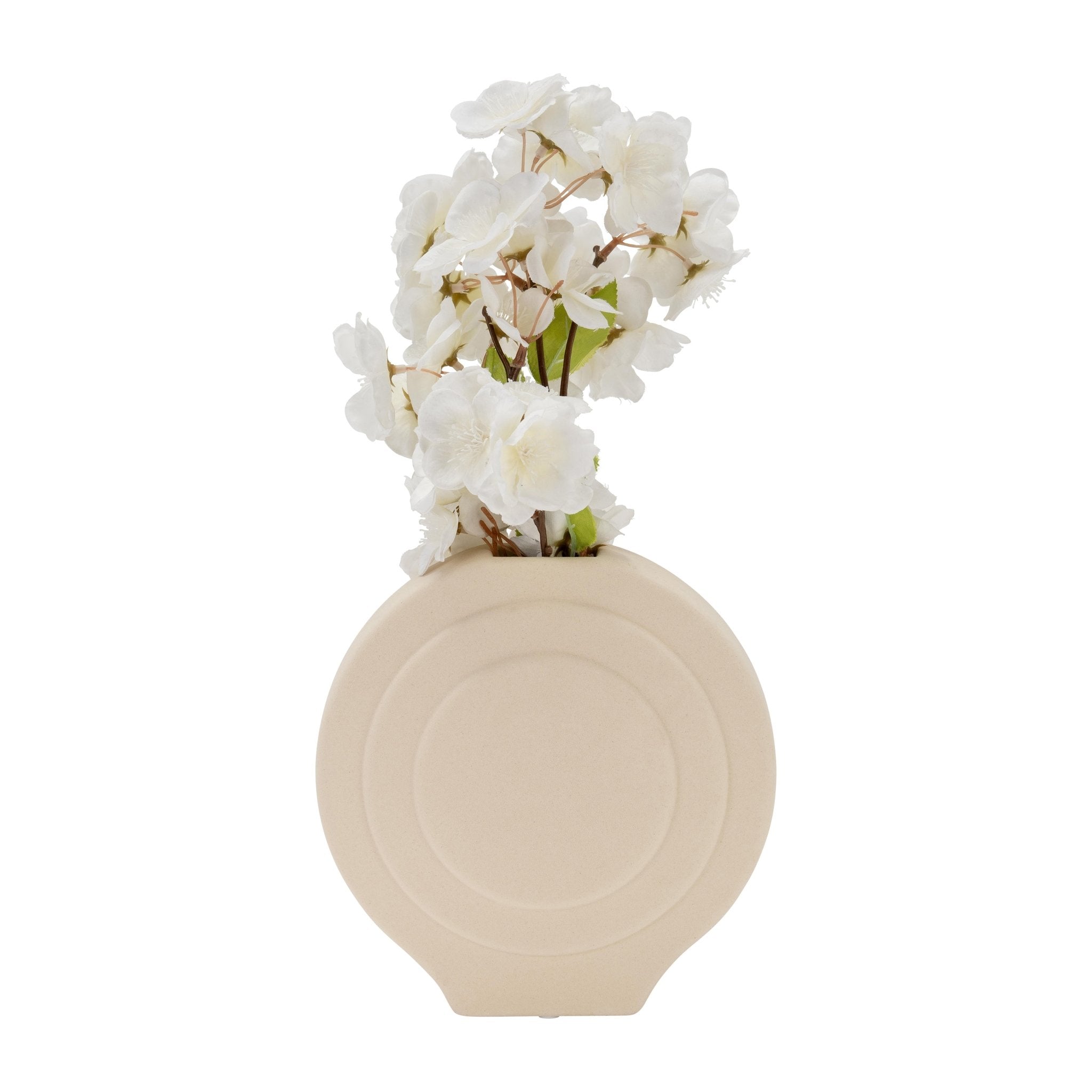 Dol, 7" Round Vase, Cotton Vases and Jars| Sagebrook Home