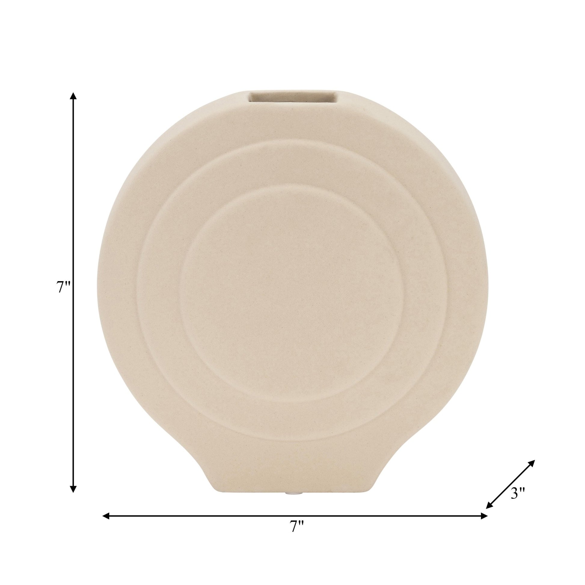 Dol, 7" Round Vase, Cotton Vases and Jars| Sagebrook Home