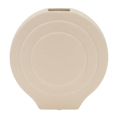 Dol, 7" Round Vase, Cotton - Al Rugaib Furniture