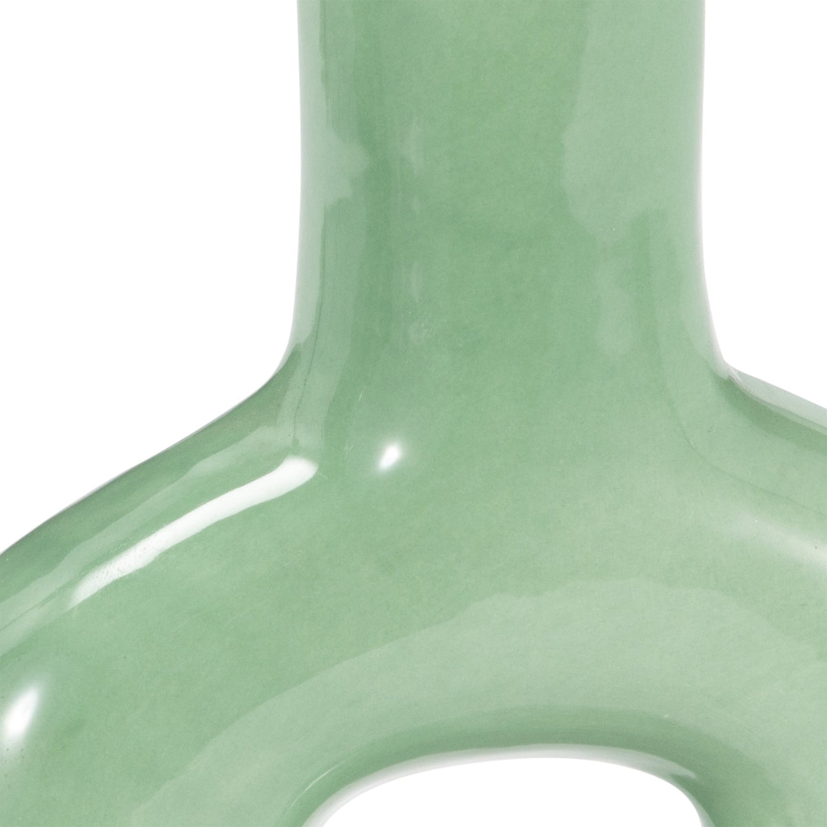 DOL, 8" OPEN CUT VASE, DARK SAGE Vases and Jars| Sagebrook Home