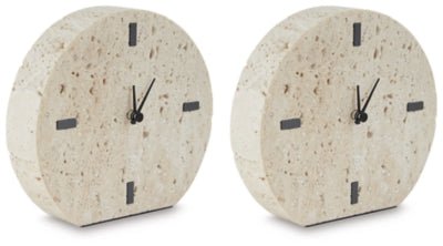 Donfordson Table Clock (Set of 2) - Al Rugaib Furniture