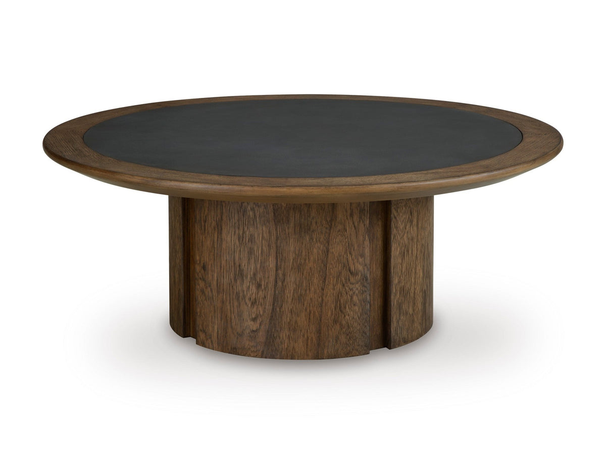 Dontayne Round Cocktail Table Coffee Tables| Ashley Homestore