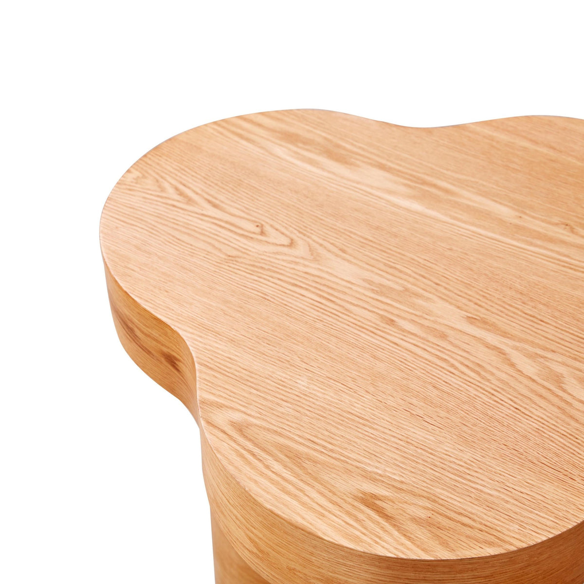 Dora Natural Oak Side Table End Tables| TOV