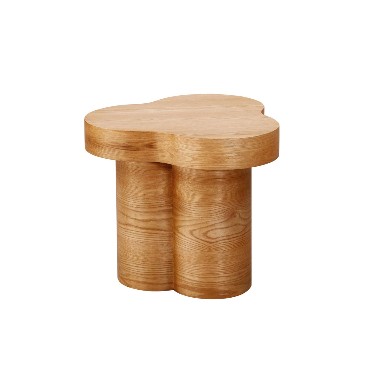 Dora Natural Oak Side Table End Tables| TOV