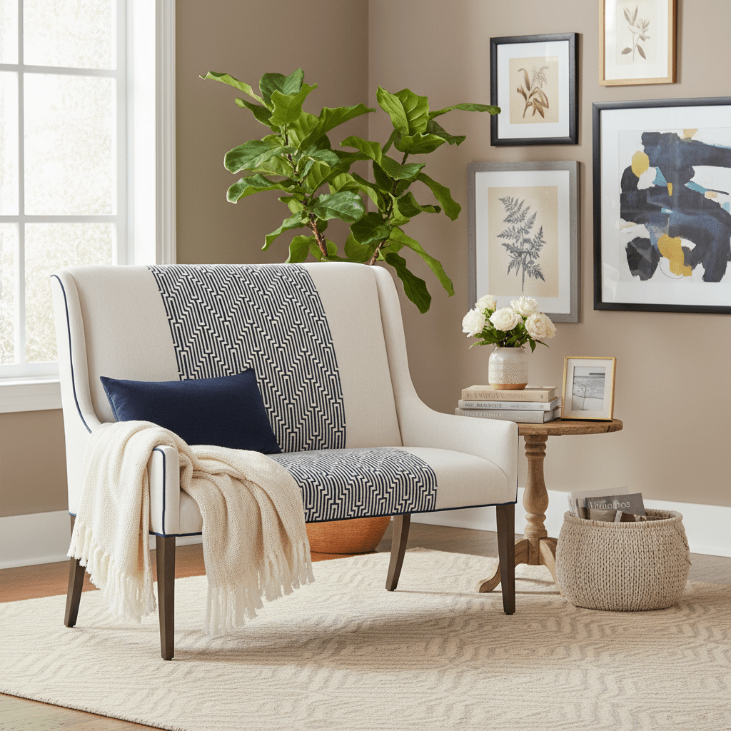 Dora Settee Chairs| Fairfield Chair