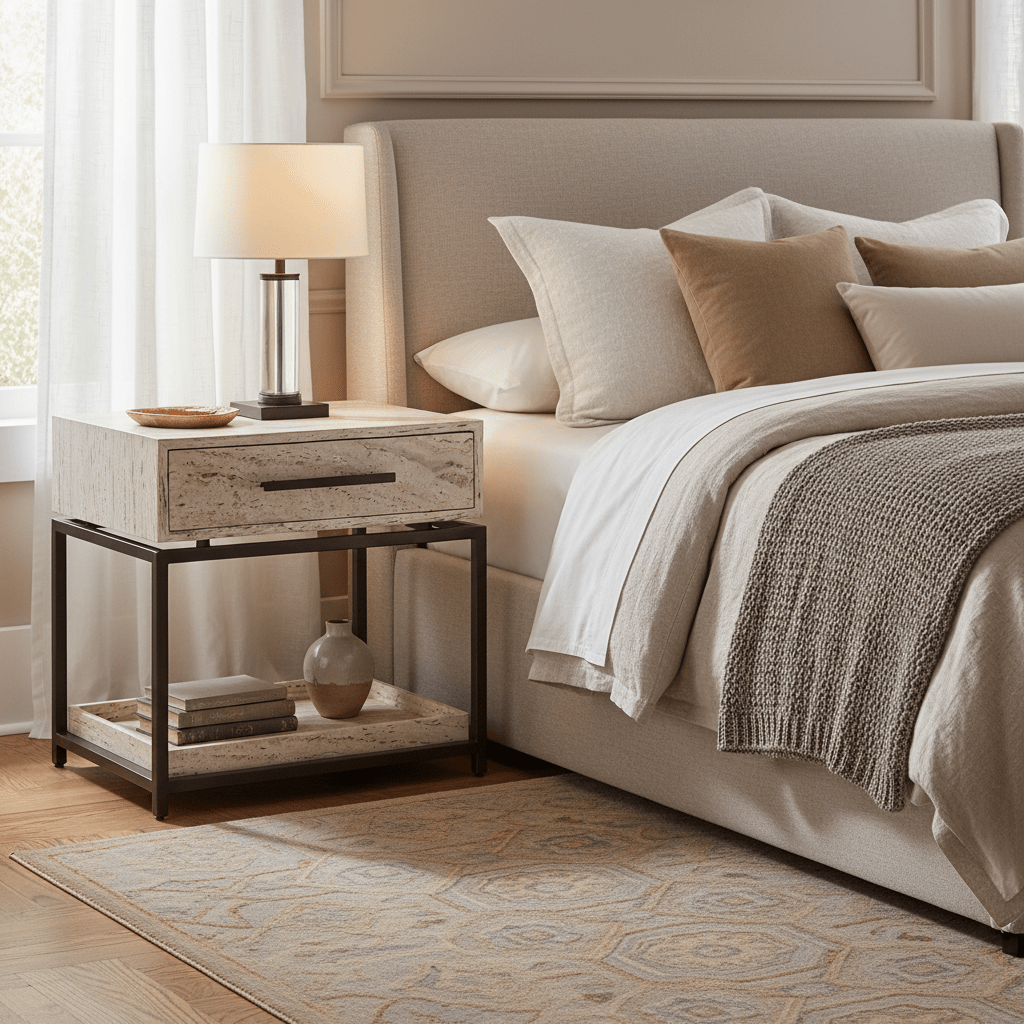 Dove Nightstand Nightstands| Universal
