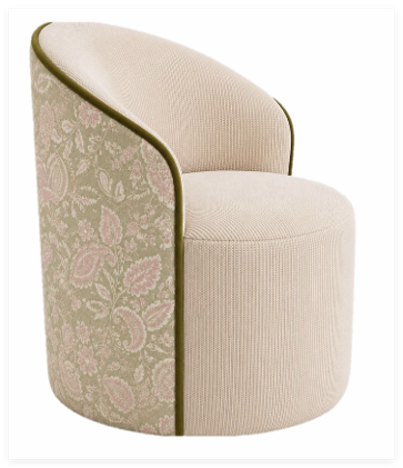Alpine Retreat Dining Green Swivel Chair