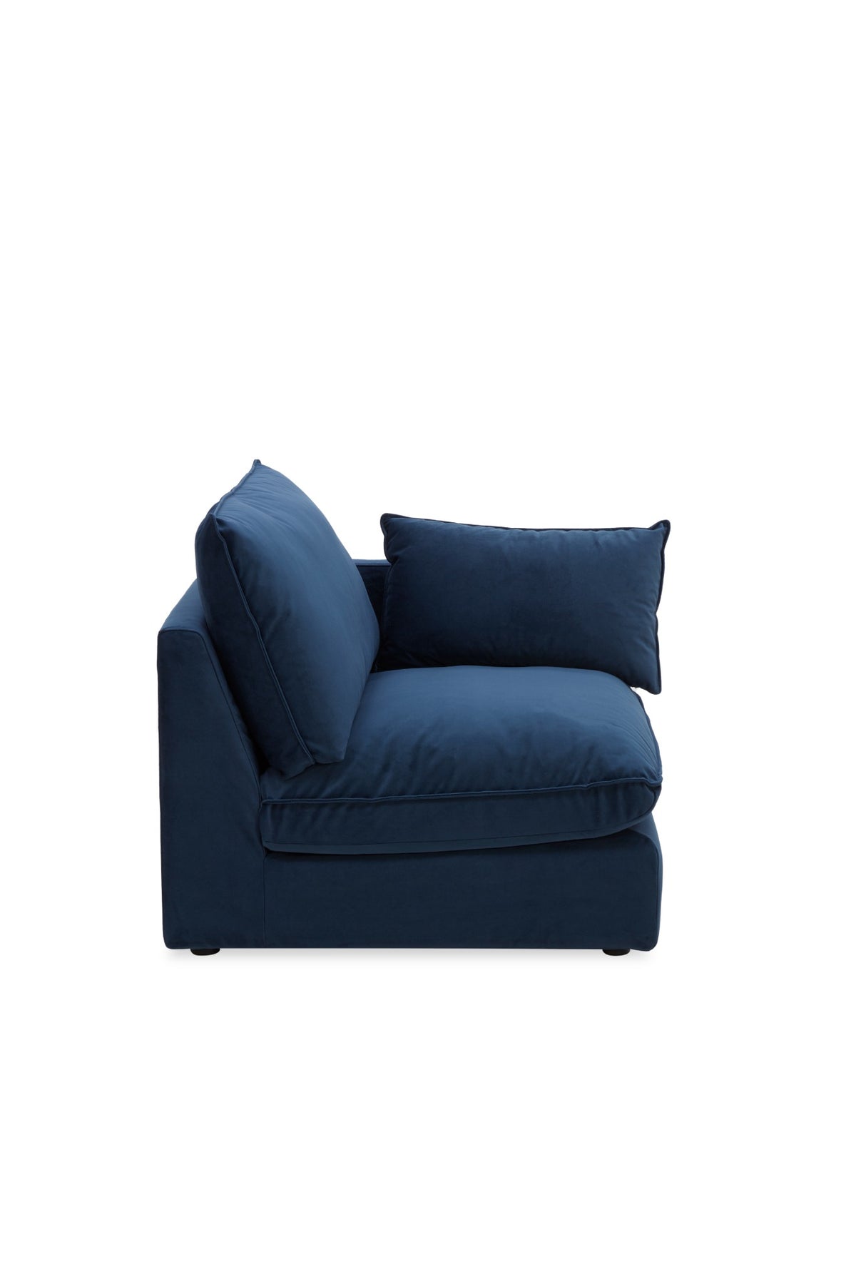 Bologna Navy 1.5 Seater With Right Arm