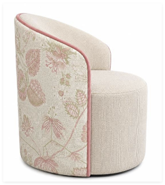 Alpine Retreat Dining Pink Swivel Chair
