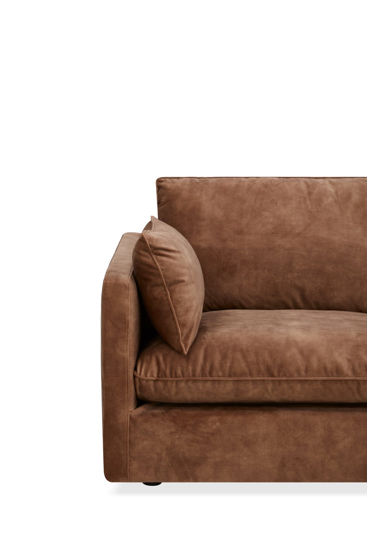 Bologna Brown 1.5 Seater With Left Arm