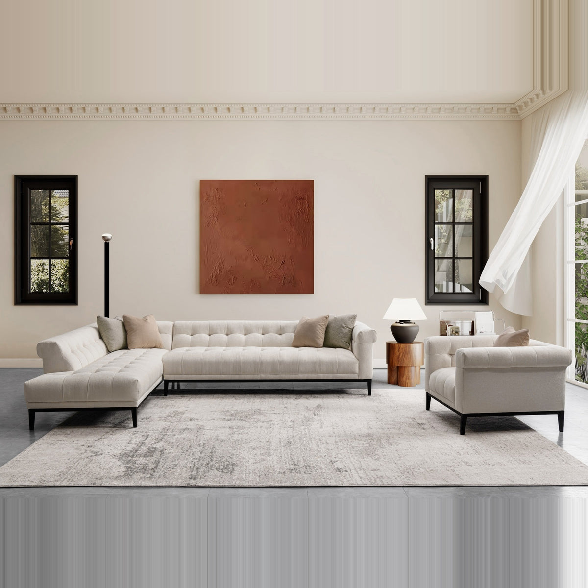 Agate Sand Sectional Laf