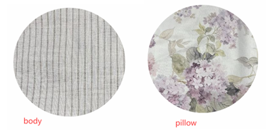 Jasmine Sofa Striped Pattern & Skirted 273cm