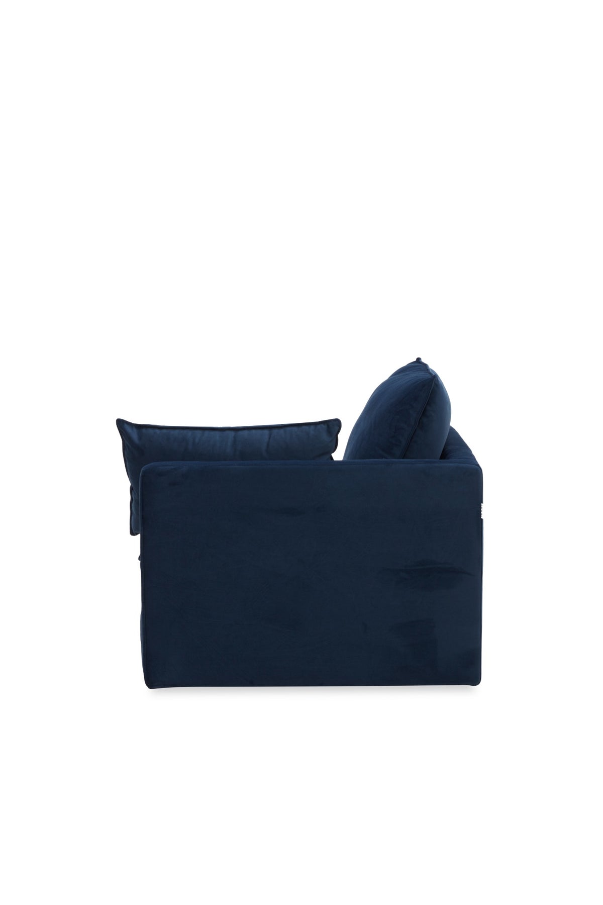 Bologna Navy 1.5 Seater With Right Arm