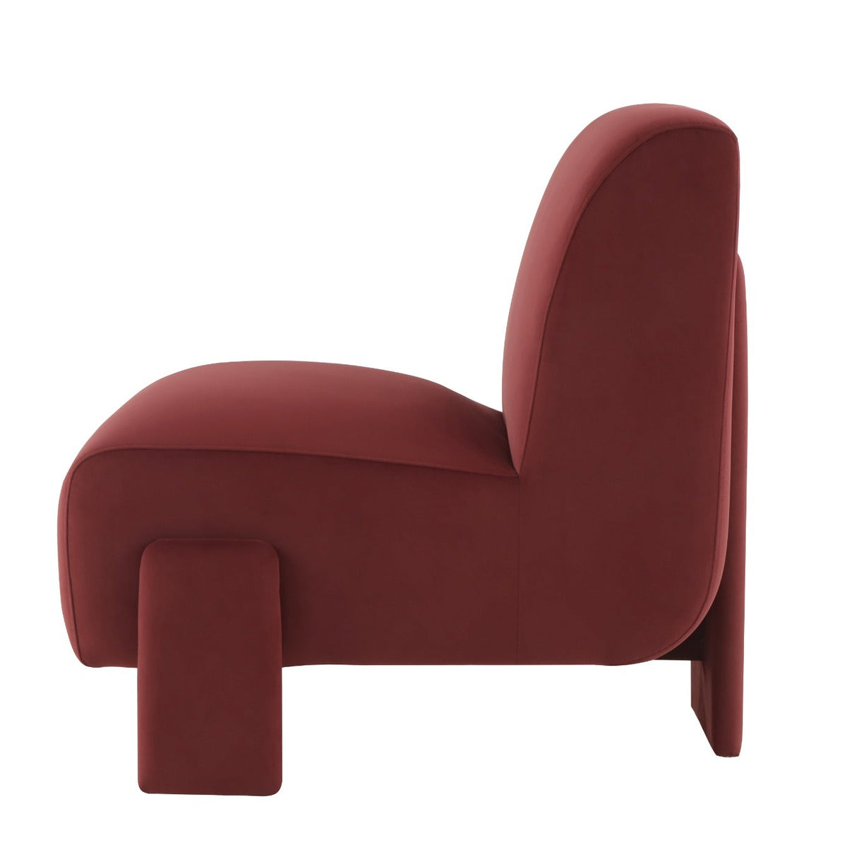 Meryl Red Accent Chair (73cm) - Fabric: OLBY -12