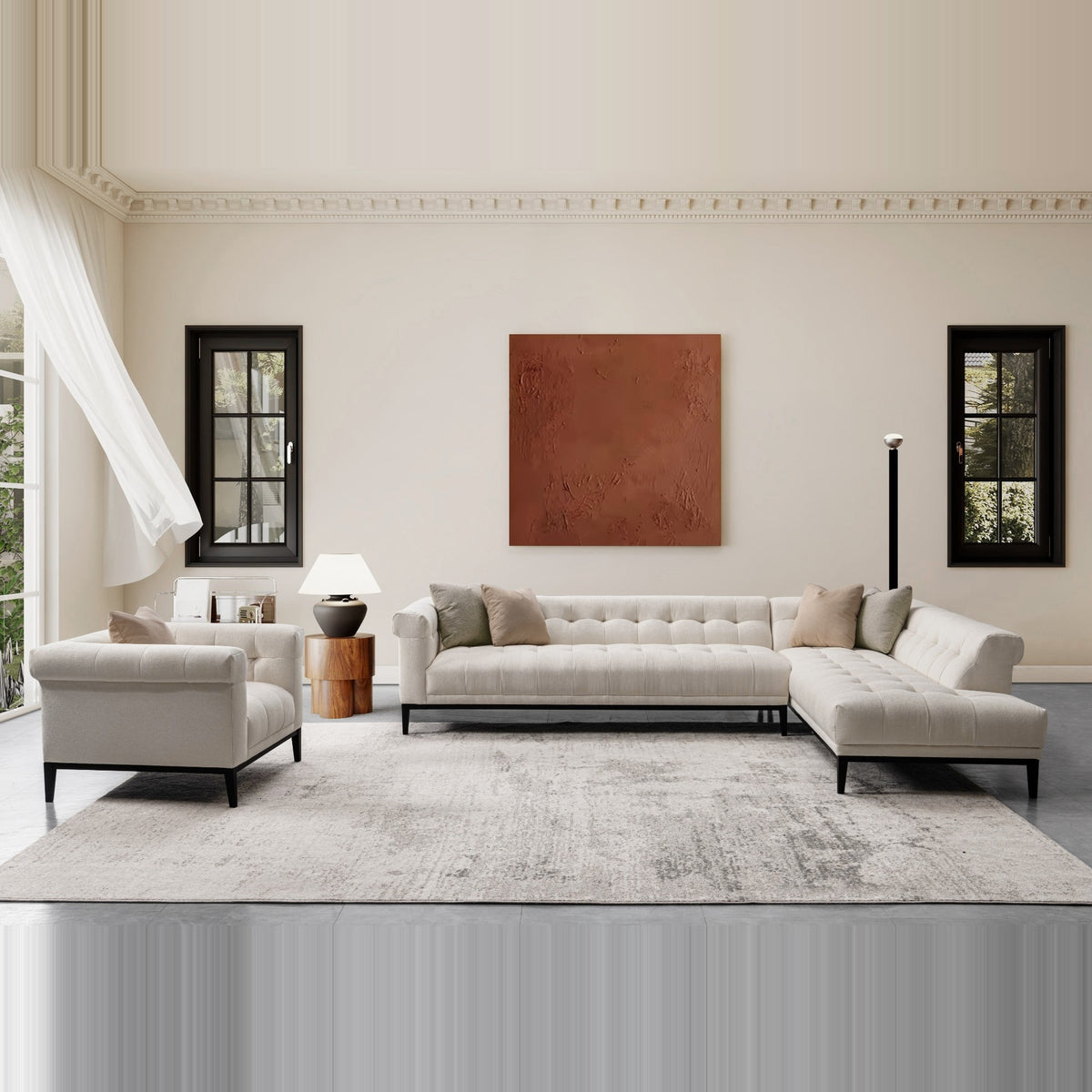 Agate Sand Sectional Raf