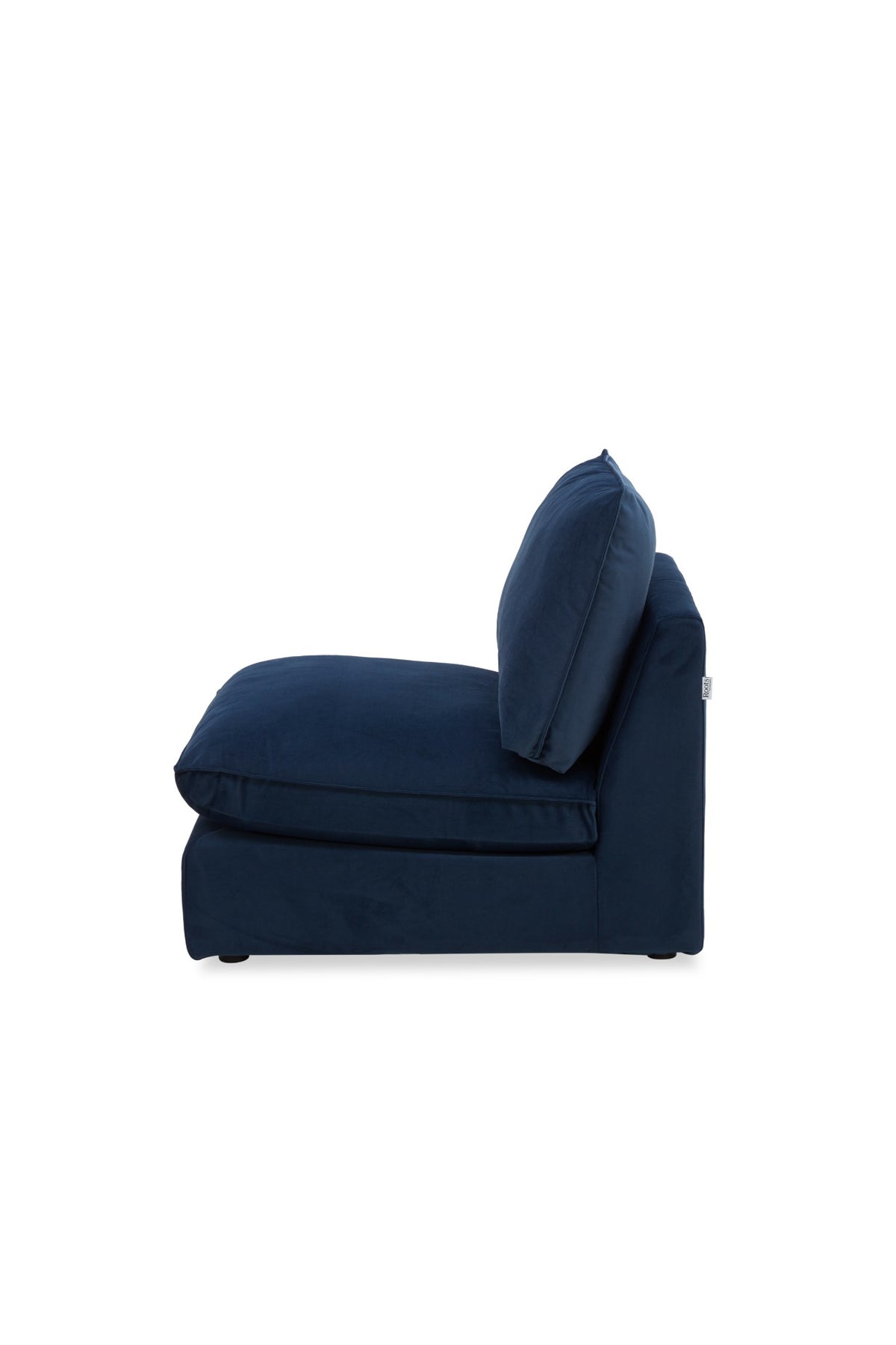 Bologna Navy 1.5 Seater Armless