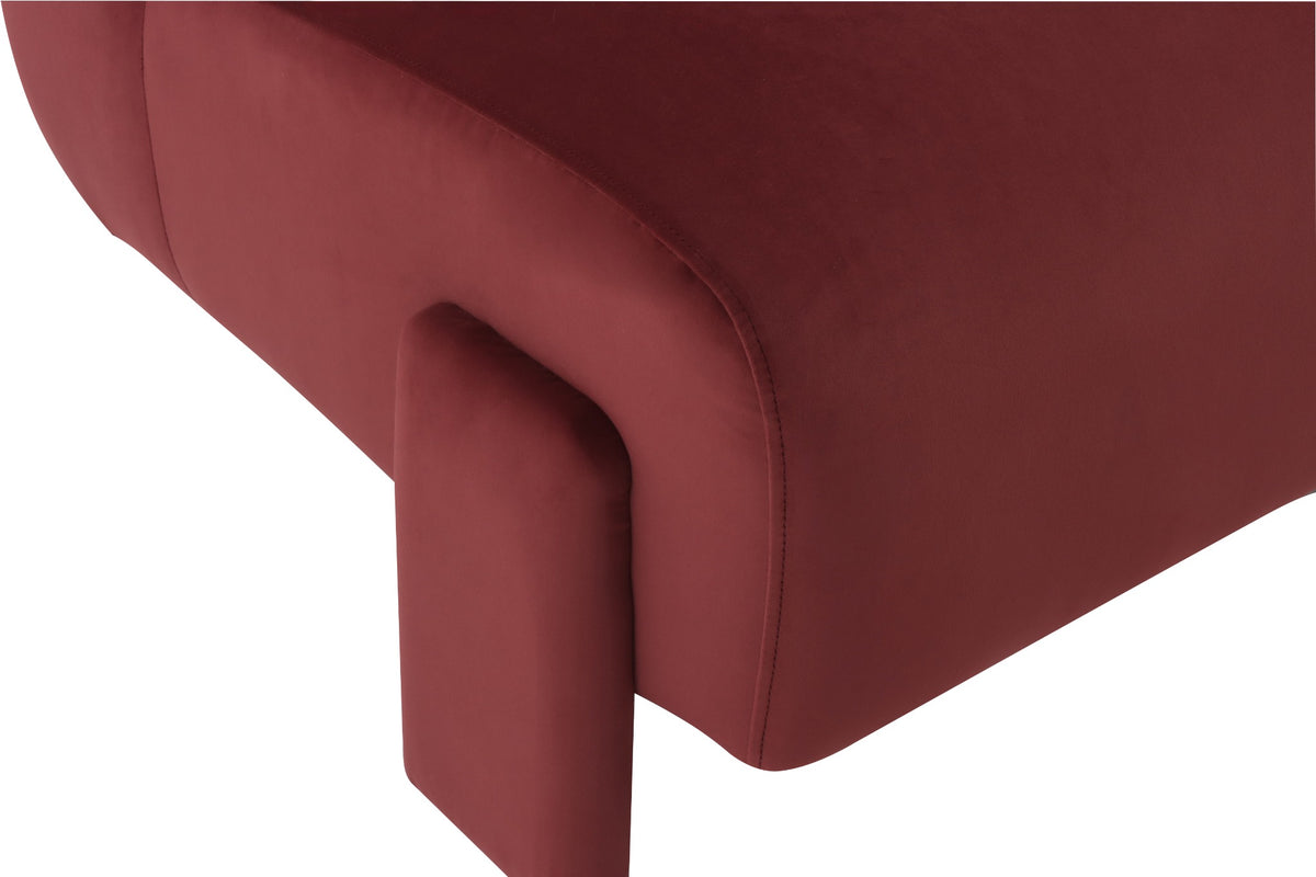 Meryl Red Accent Chair (73cm) - Fabric: OLBY -12