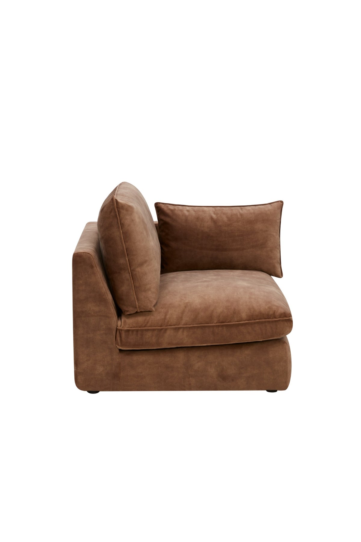 Bologna Brown 1.5 Seater With Right Arm