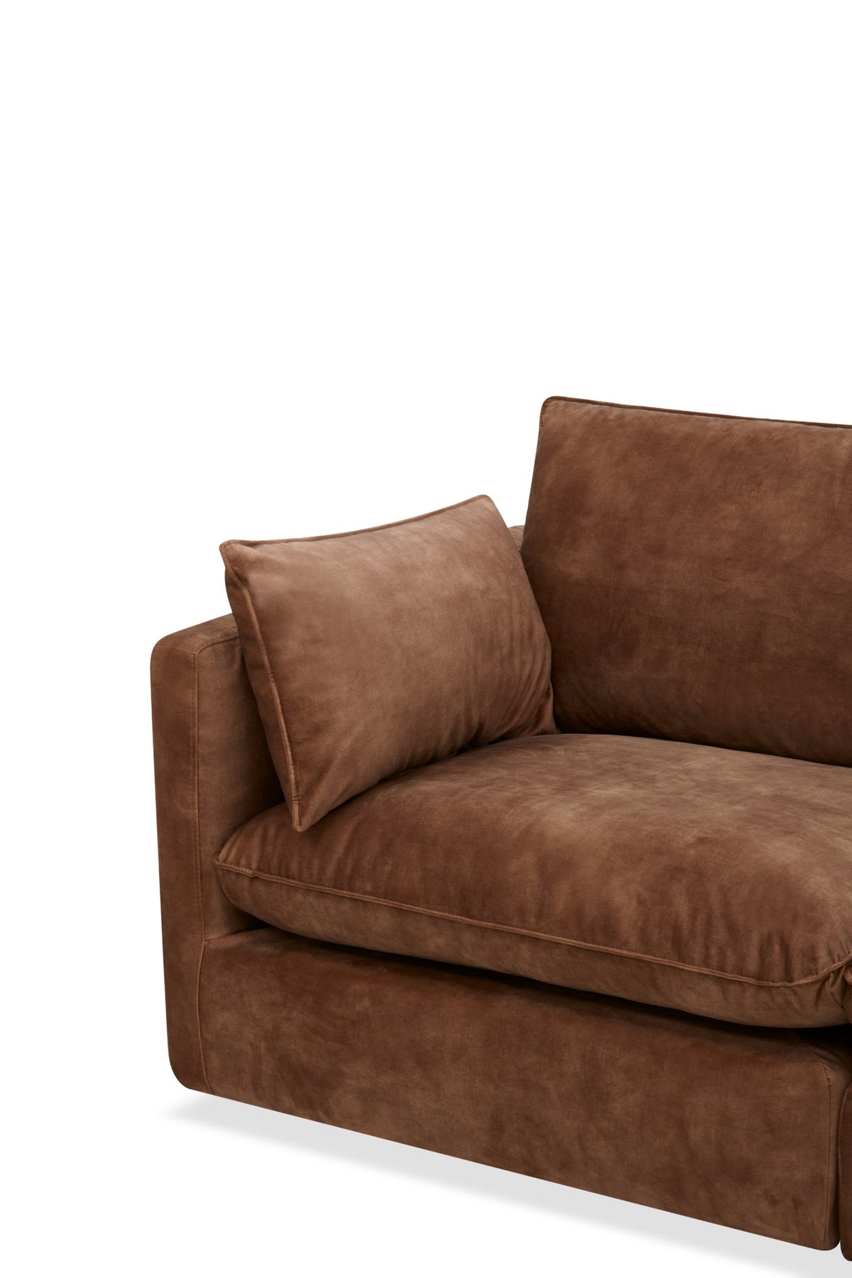Bologna Brown 1.5 Seater With Left Arm