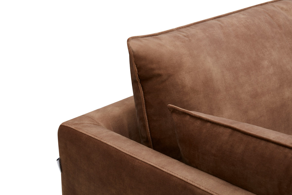 Bologna Brown 1.5 Seater With Left Arm