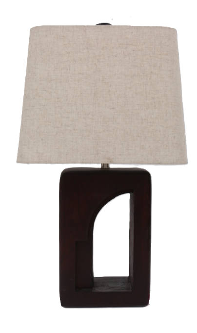 Siena Natural Wood Table Lamp - 40cm