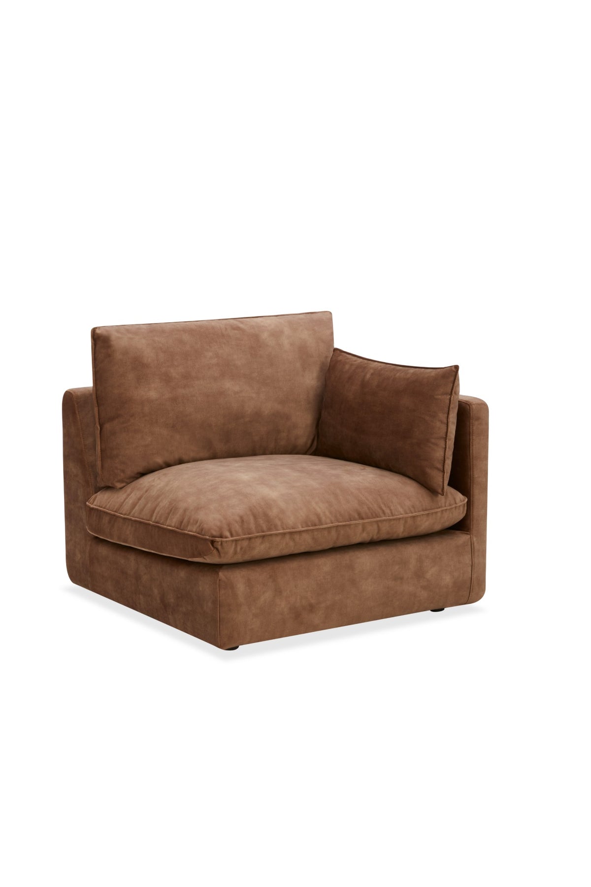 Bologna Brown 1.5 Seater With Right Arm