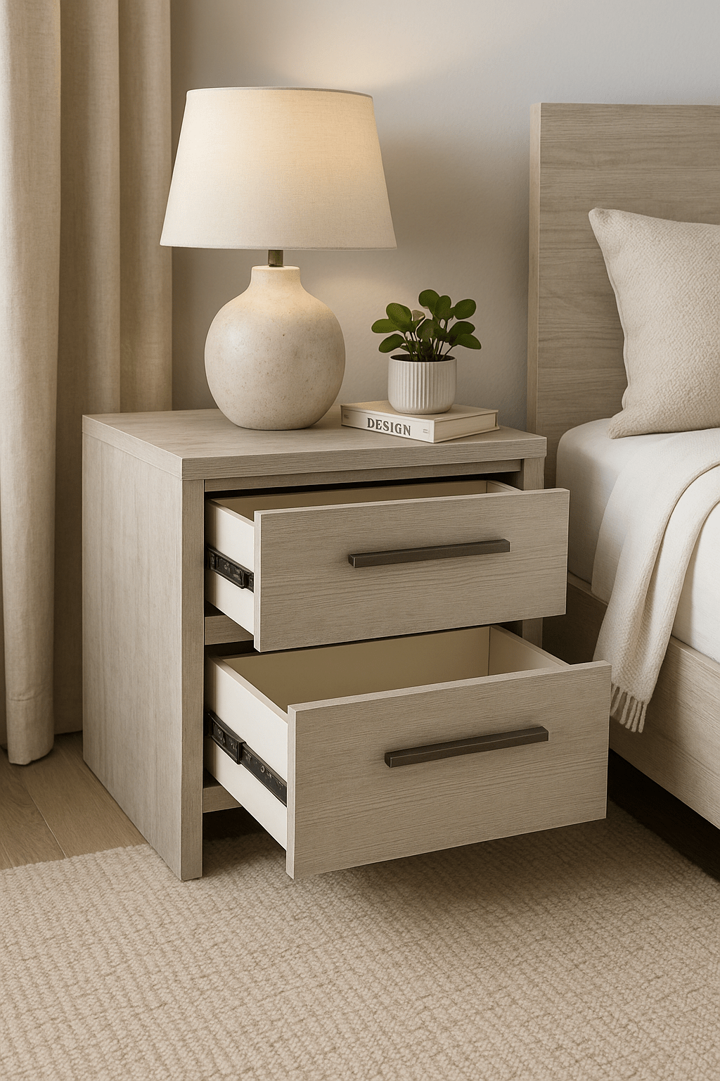 Drawer Nightstand Lorelei Nightstands| Magnussen