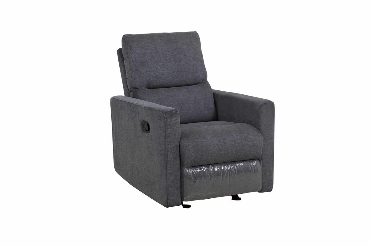 Dream Charcoal Manual Recliner Recliners| Roots Furniture