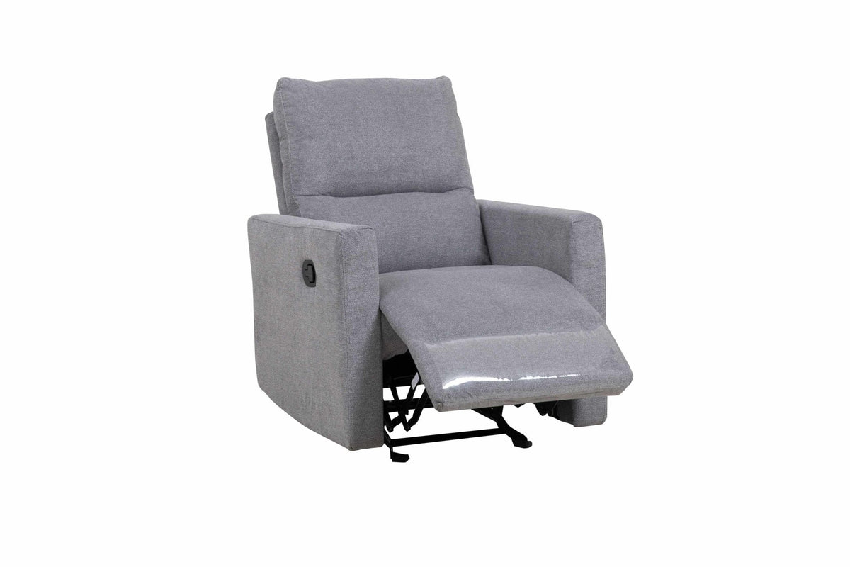 Dream Grey Manual Recliner Recliners| Roots Furniture