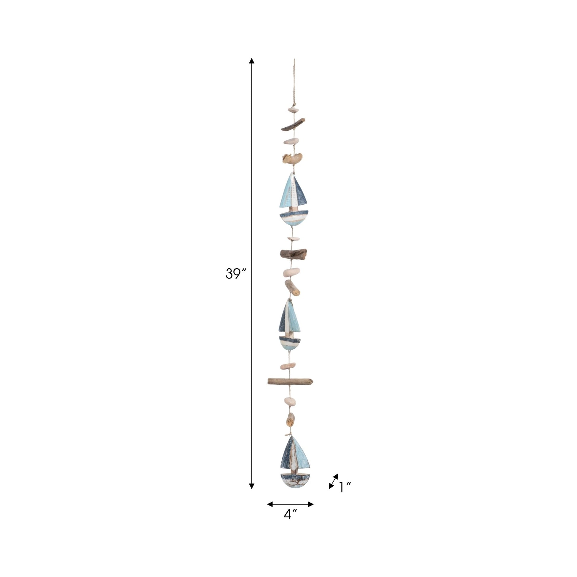 DRIFTWOOD, 39"L BOAT HANGINGS, MULTI | Sagebrook Home