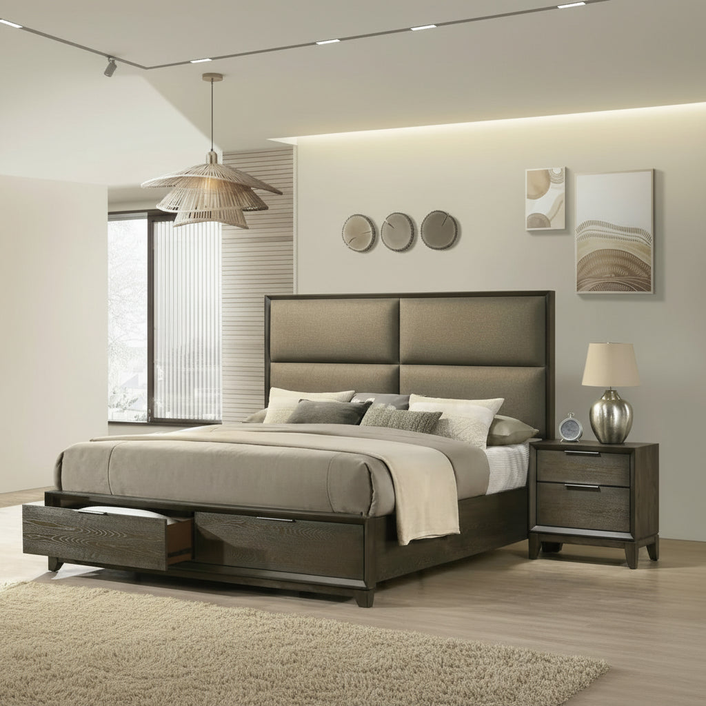 Driftwood Charm King Bed Beds| Roots Furniture