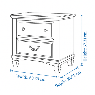 Driftwood Dream Suite Nightstand - Al Rugaib Furniture