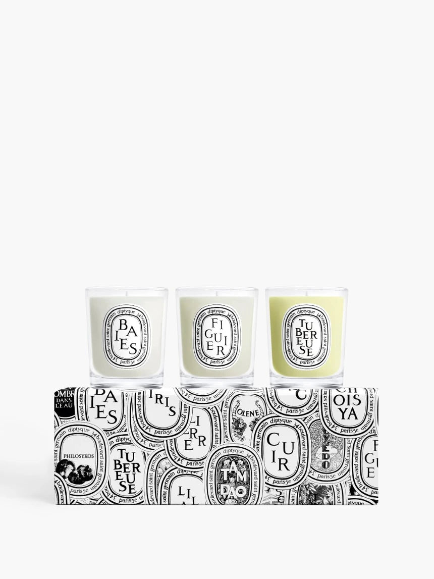 DTQ 3x70g Candle Set / Limited Edition S Candles| Diptyque