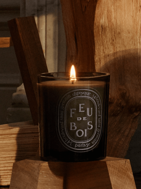 DTQ GREY CANLDE FEU DE BOIS 300G Candles| Diptyque