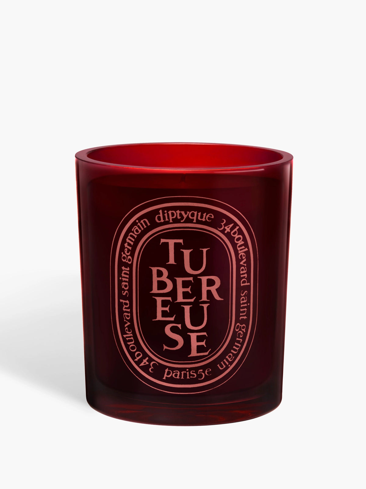 DTQ RED CANDLE TUBEREUSE 300G Candles| Diptyque