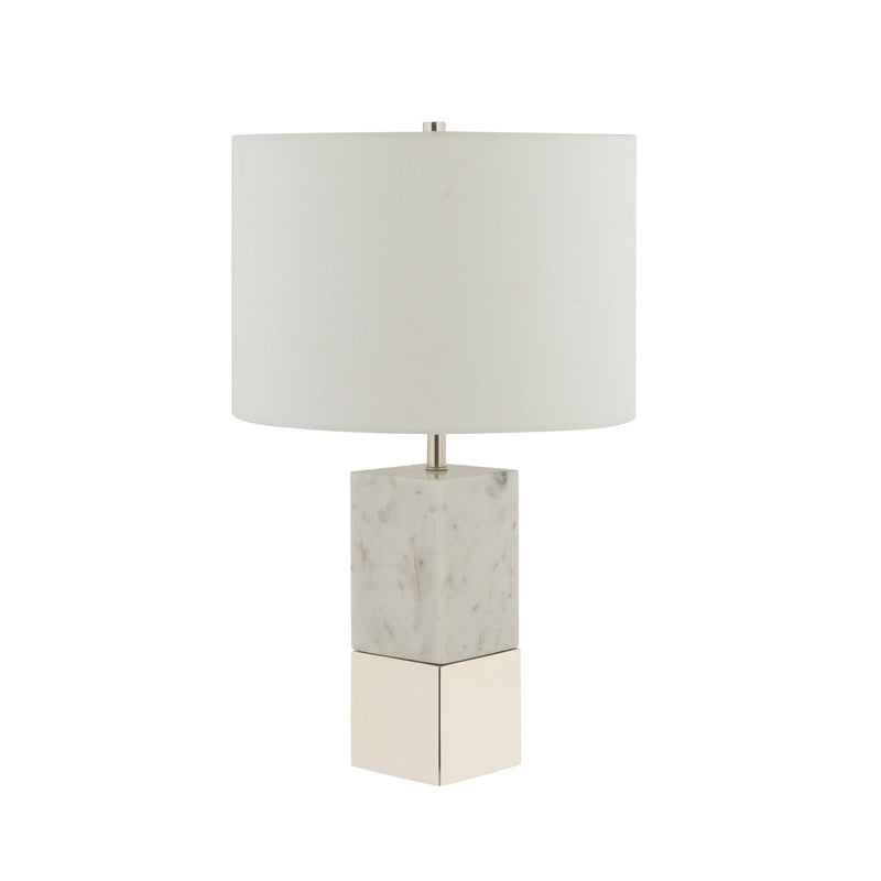 Dual Table Lamp Silver - Al Rugaib Furniture