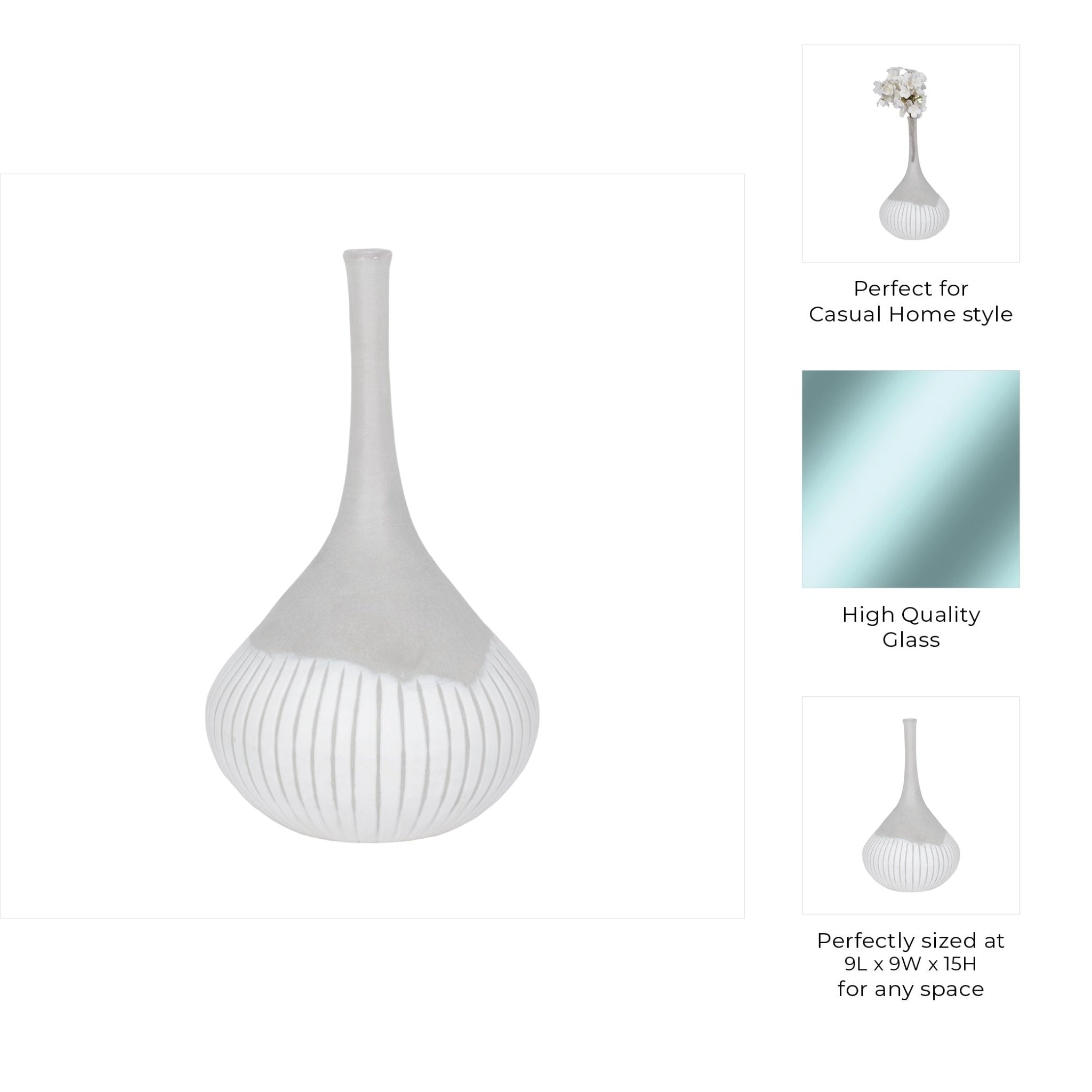 DULCET GLASS BOTTLE Vases and Jars| Sagebrook Home