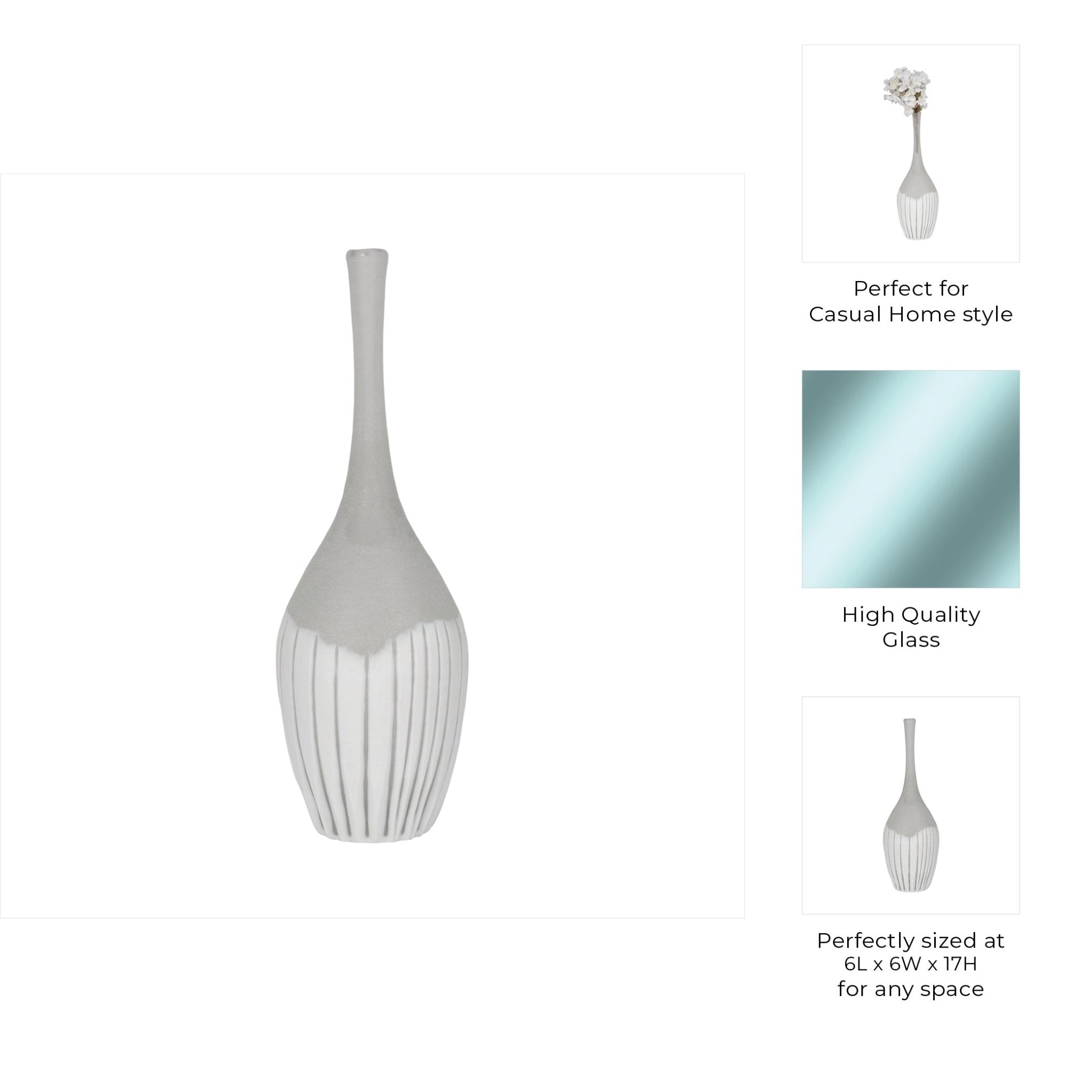 DULCET GLASS BOTTLE Vases and Jars| Sagebrook Home