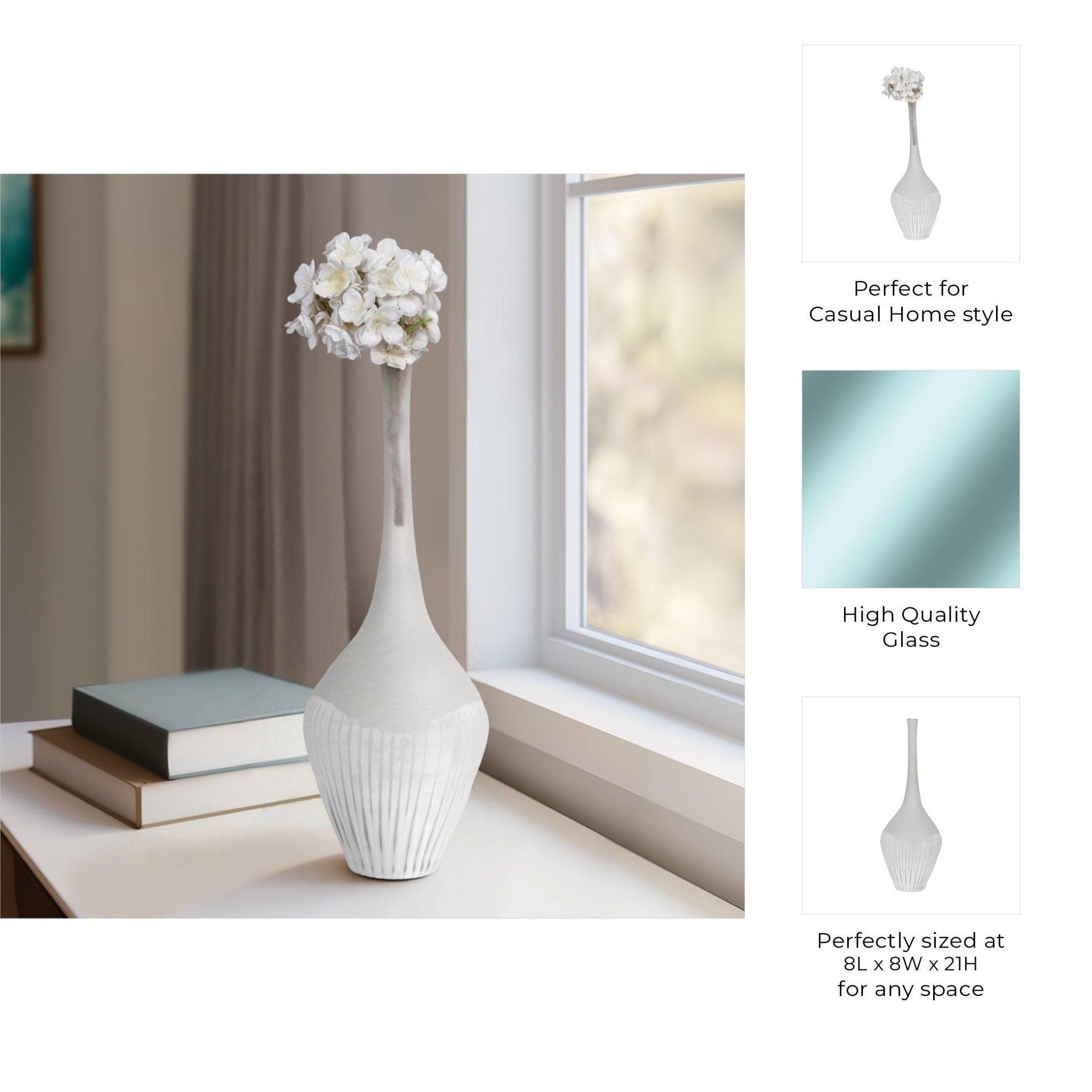 DULCET GLASS BOTTLE Vases and Jars| Sagebrook Home