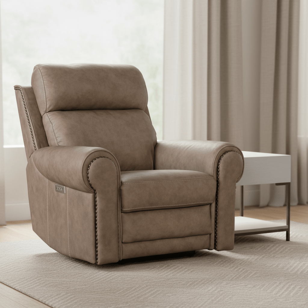 Duncan Power Recliner with Power Headrest & Lumbar Recliners| Hooker