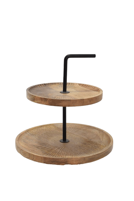Duo Rustic Stand Tray| Roots Furniture