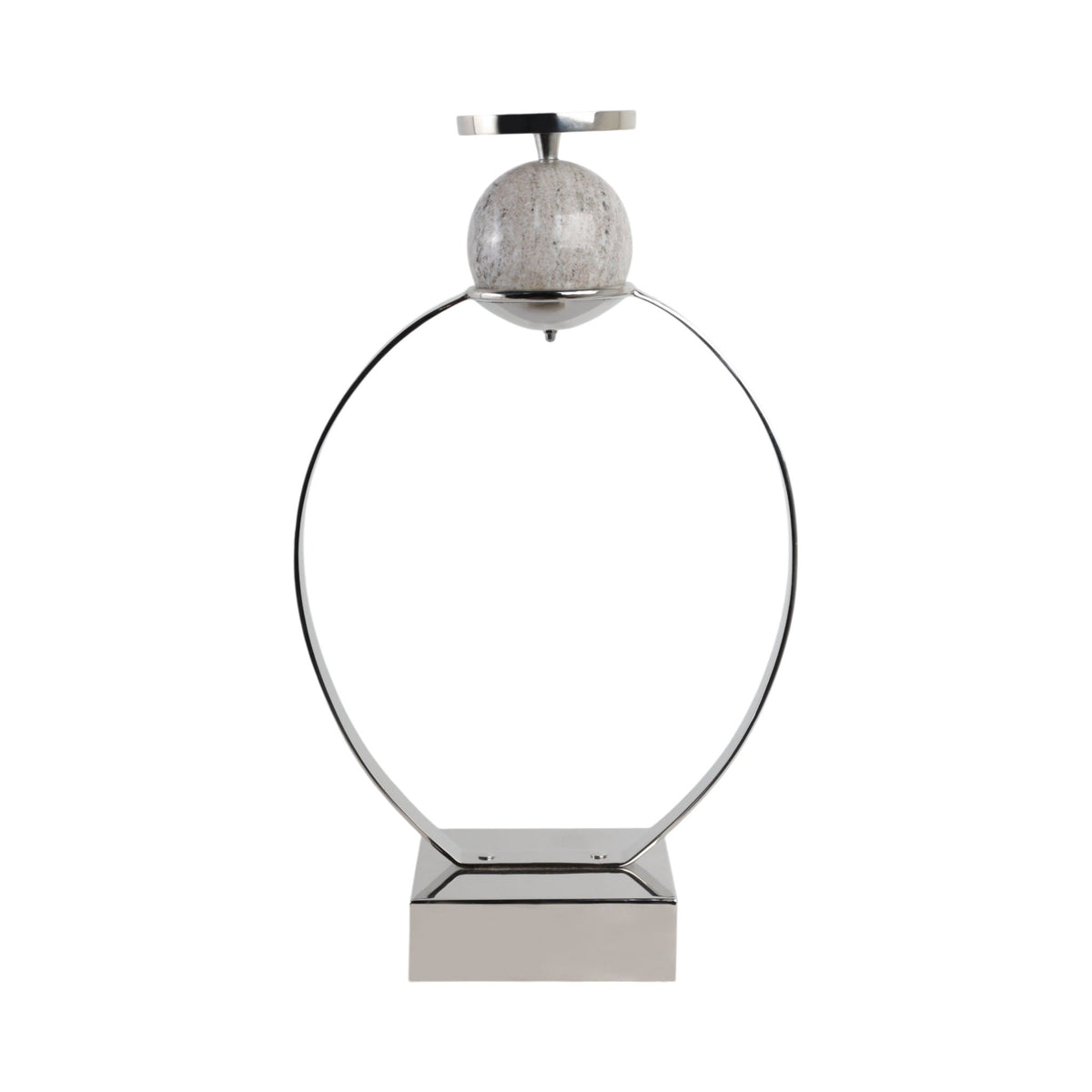 durant Smal Candle Holder W/marble Sphere Candle Holders| Sagebrook Home
