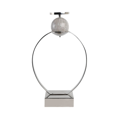 durant Smal Candle Holder W/marble Sphere - Al Rugaib Furniture