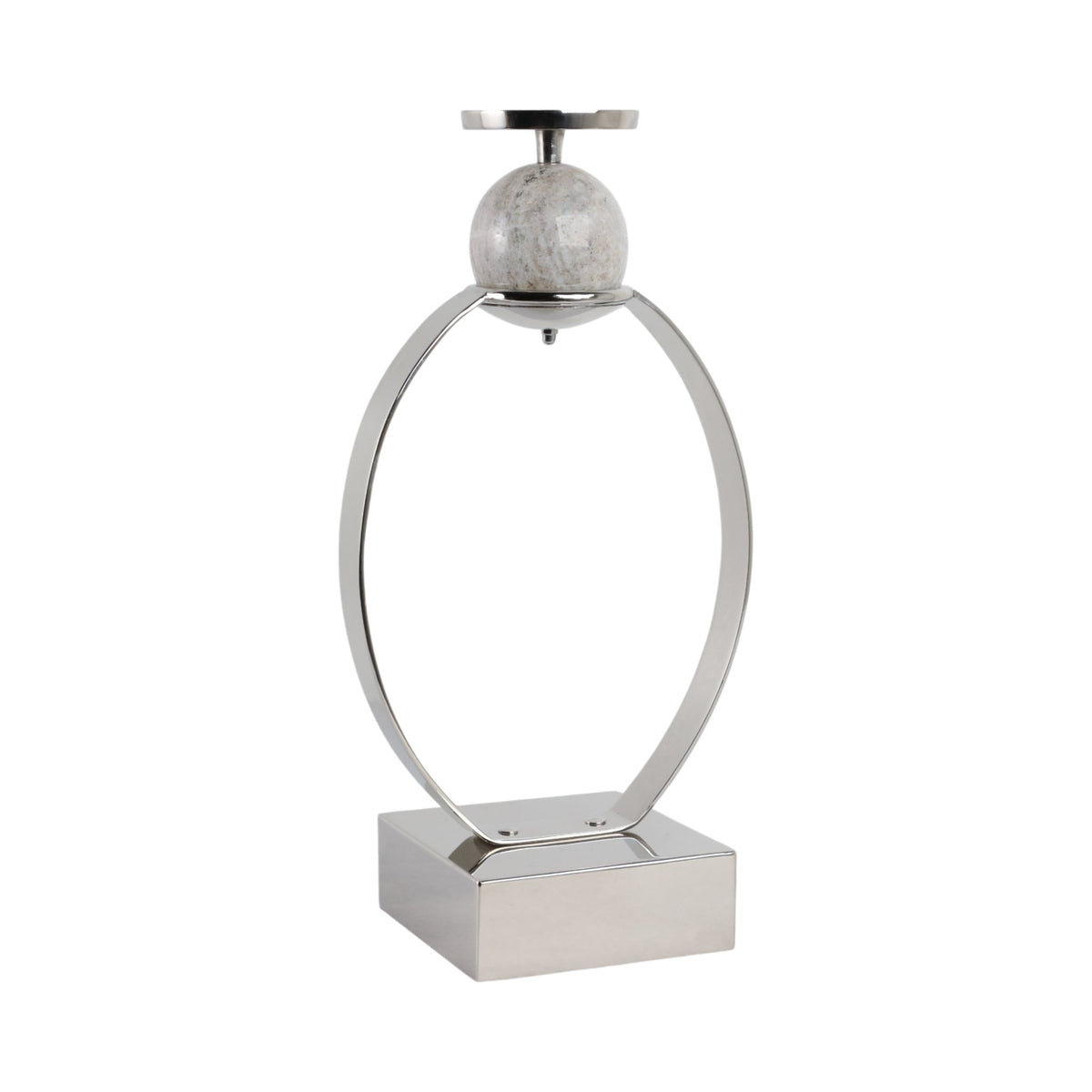 durant Smal Candle Holder W/marble Sphere Candle Holders| Sagebrook Home