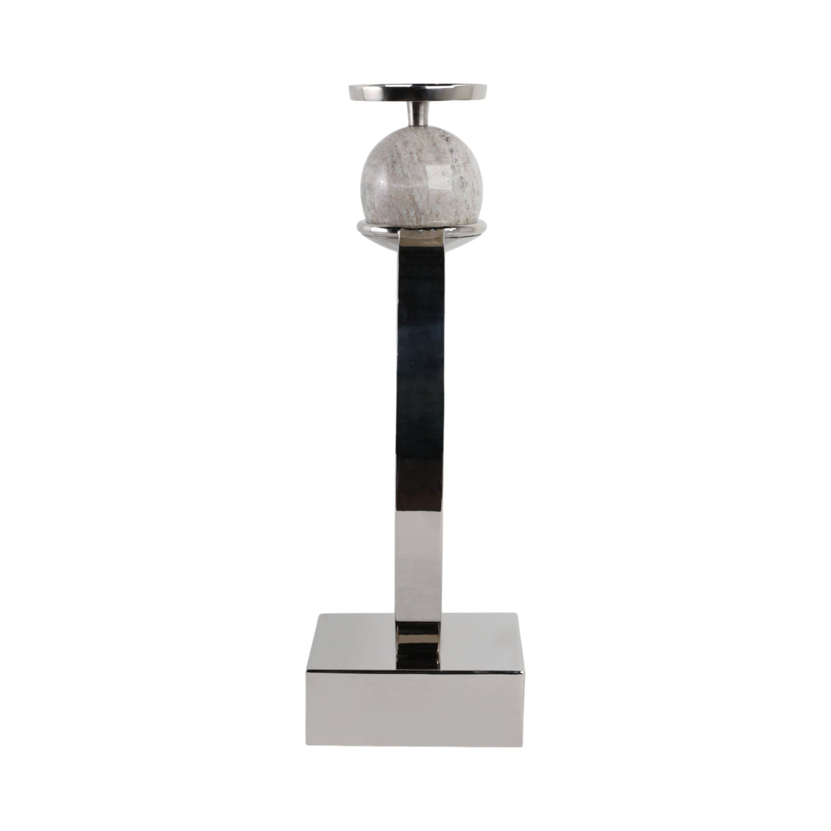 durant Smal Candle Holder W/marble Sphere Candle Holders| Sagebrook Home