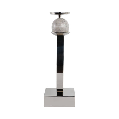 durant Smal Candle Holder W/marble Sphere - Al Rugaib Furniture